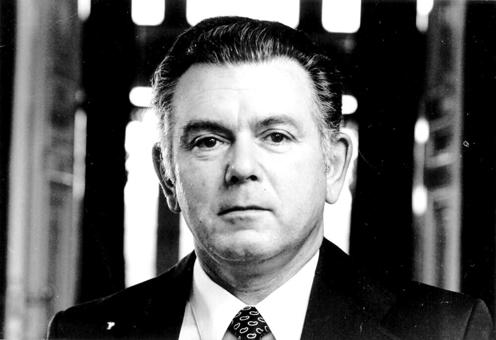 Günter Zabel (1926 bis 2020) in seiner politisch aktiven Zeit. Foto: Kreisarchiv