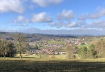 Panorama von Weiten-Gesäß. Foto: Raoul Giebenhain