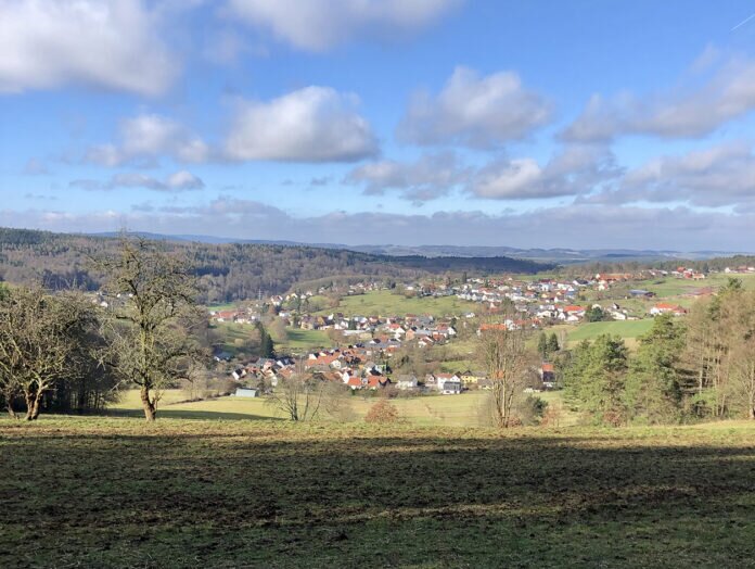Panorama von Weiten-Gesäß. Foto: Raoul Giebenhain