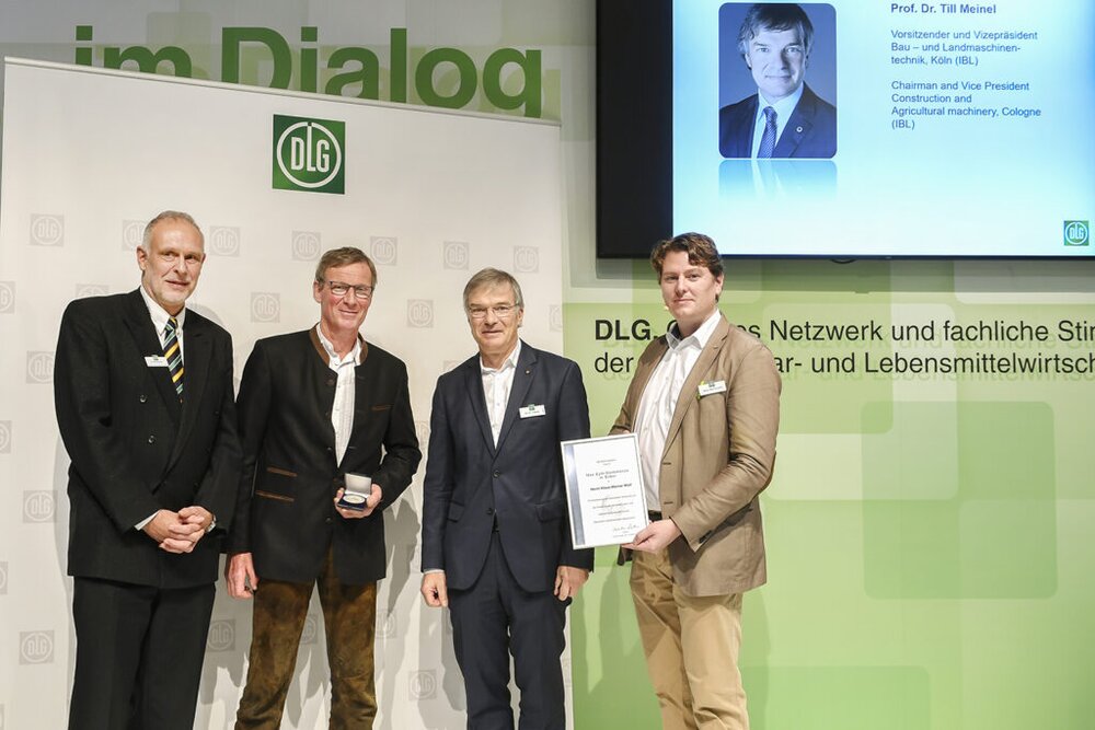 DLG zeichnet Klaus-Werner Wolf aus -- Max-Eyth-Gedenkmünze in Silber ...