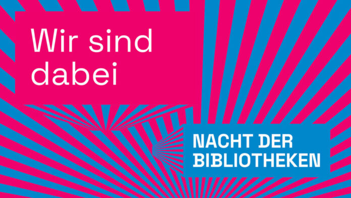 Nacht der Bibliotheken 2025_SoMe_Wir sind dabei_Quer
