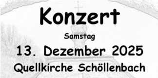 Chorkonzert in der Quellkirche Schöllenbach