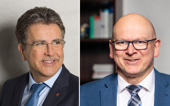 Rüdiger Holschuh (links), Frank Matiaske