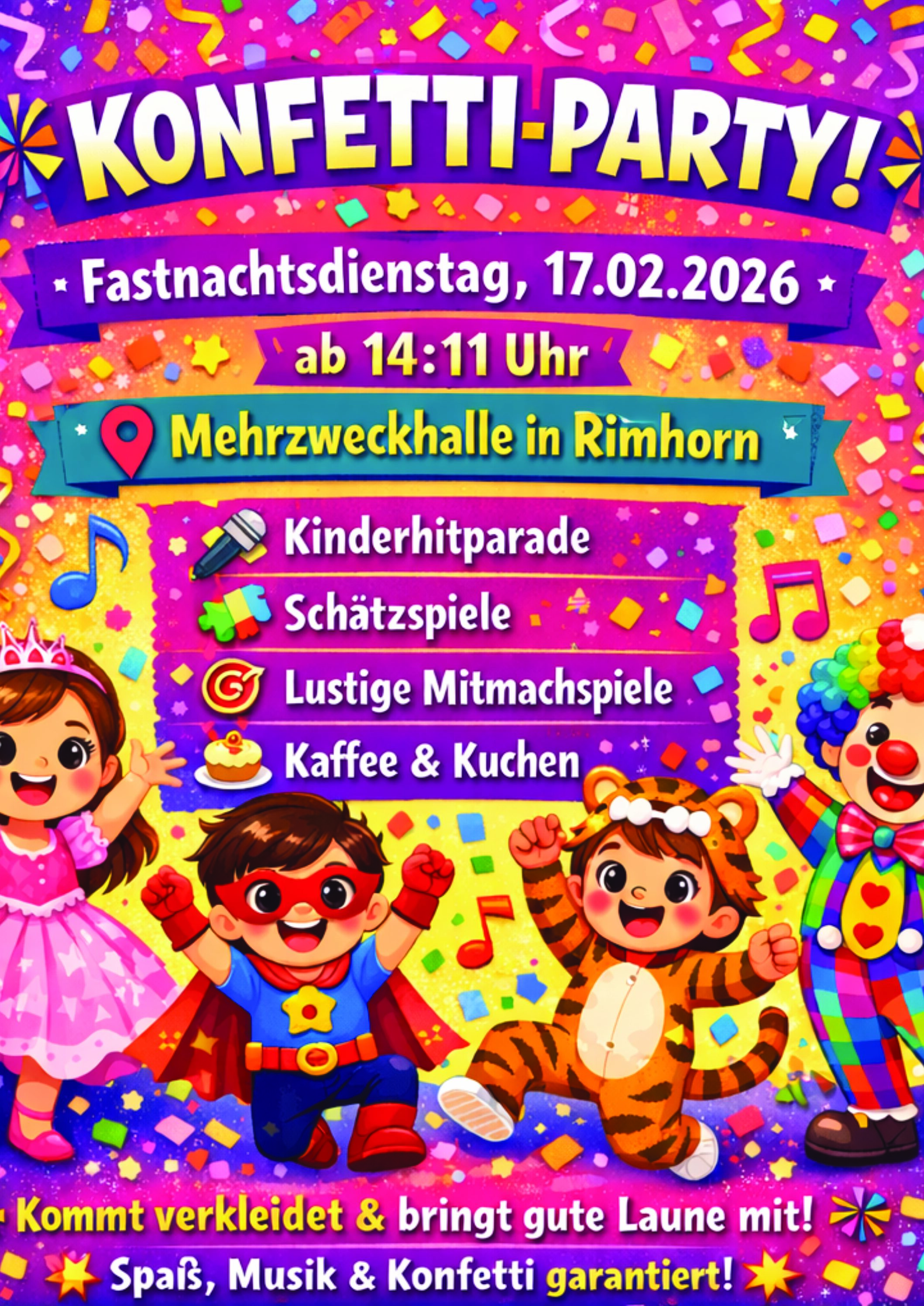 Kinderfastnacht in Rimhorn