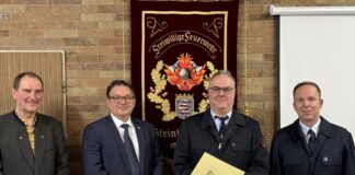 Fusion geplant, neuer Wehrführer vereidigt