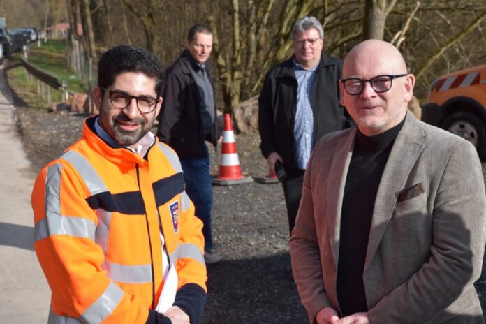 Minister Mansoori und Landrat Matiaske