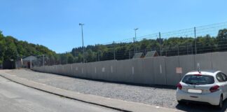 Stadion-Parkplatz ist kaum wiederzuerkennen